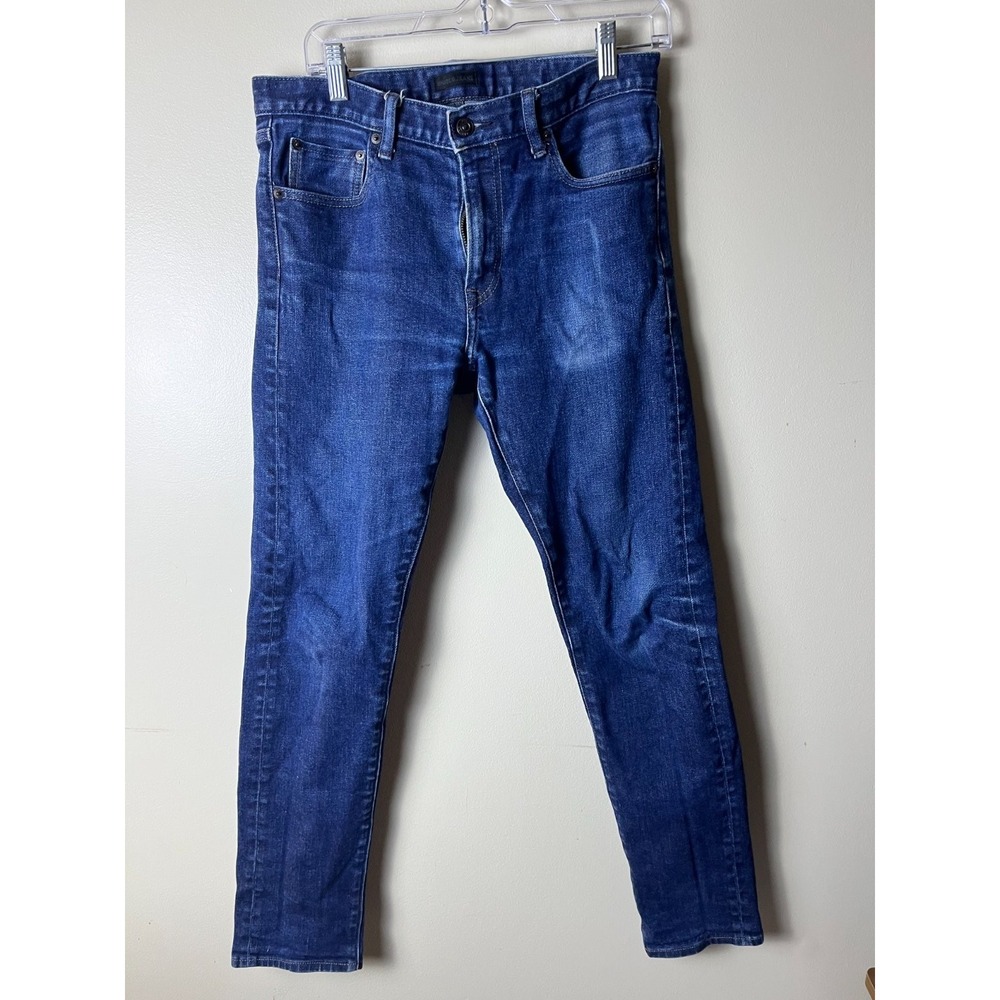 Uniqlo Men's Jeans 31x32 Blue Denim Skinny Fit Casual